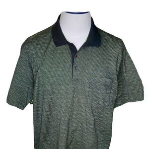 Mens Izod Polo Golf Classix green Size XL Short Sleeves